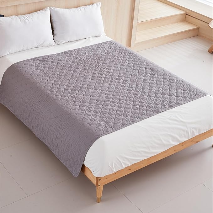 GIBZ Waterproof Dog Bed Blanket Cover Anti Slip Pet Furniture Protector Washable Large Washable Quilted Mat for Indoor, Khaki, 200x305cm