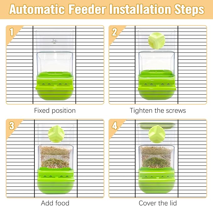 BNOSDM No Mess Bird Cage Feeders Automatic Bird Feeder Parrot Cage Accessories Transparent Seed Food Container with Perch for Finches, Parakeets, Budgies, Lovebirds, Cockatoos, Canaries (Blue)