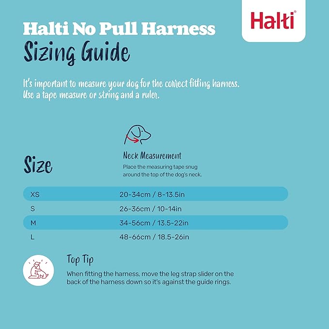 Halti No Pull Harness - Stop Your Dog Pulling on the Leash. Adjustable, Lightweight and Easy to Use. Reflective Dog Training Harness for Small Dogs (Size S, Black)