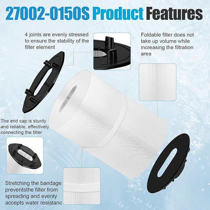 27002-0150S Pool Filter Replacement, Compatible