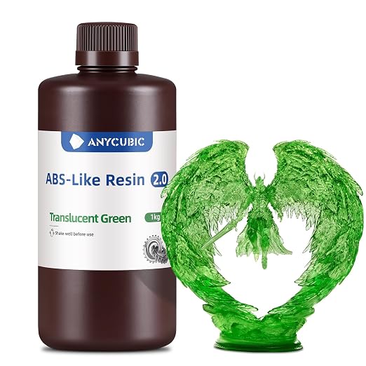ANYCUBIC 2nd Gen Resin Technology ABS-Like Resin 2.0, 3D Printer Resin