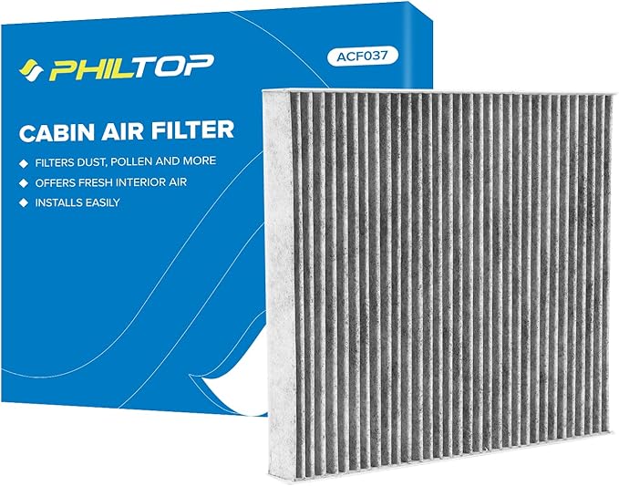 PHILTOP Cabin Air Filter w/Activated Carbon, Compatible