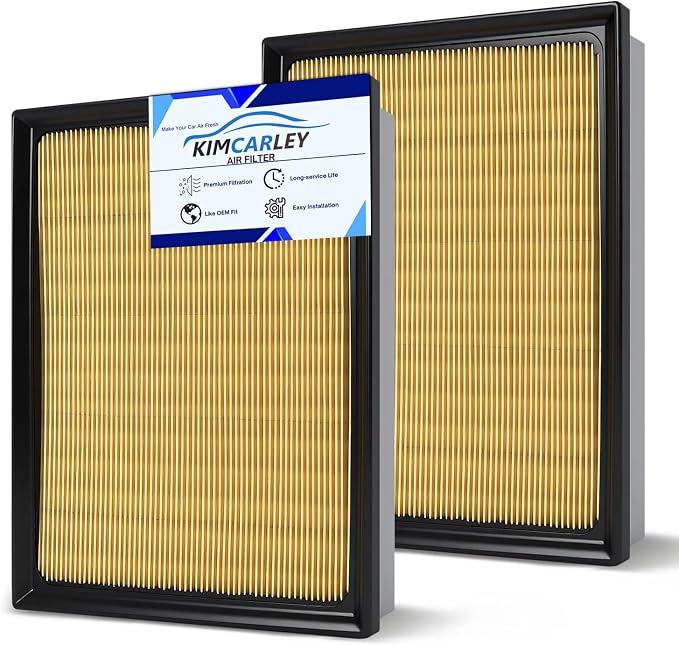 2PCS Engine Air Filter Accessories Compatible