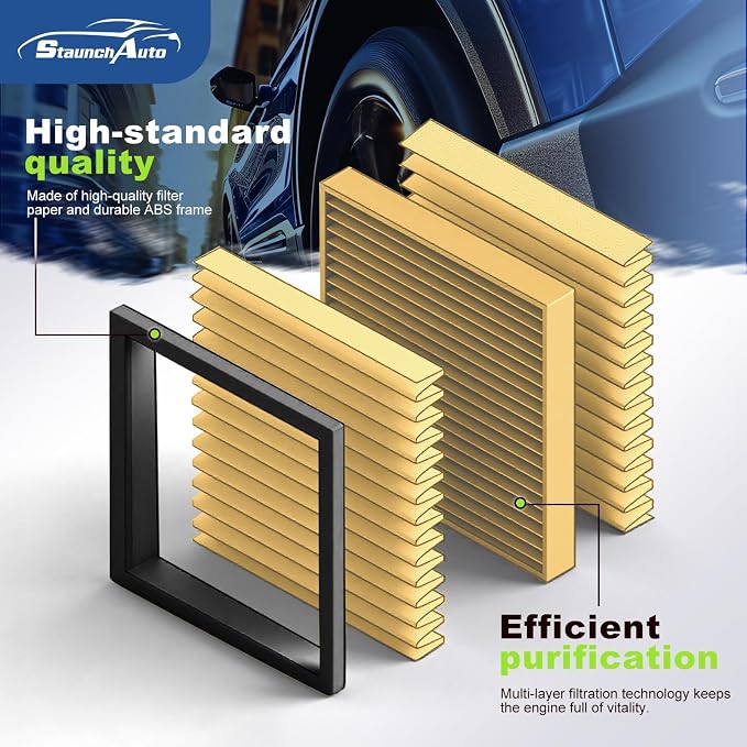Engine & Cabin Air Filter for 19-26 Subaru Ascent 2.4L/18-22 Subaru Crosstrek