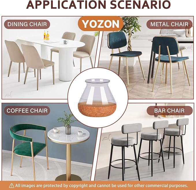 YOZON Chair Leg Floor Protectors
