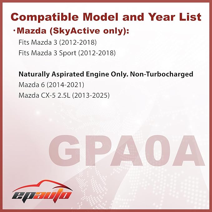 EPAuto GPA0A Engine Air Filter, Replacement