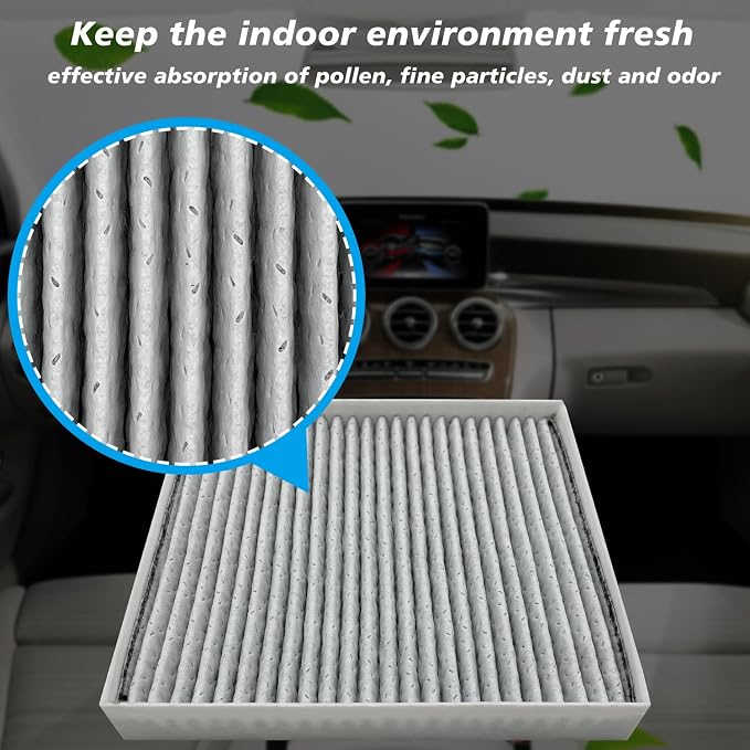 Cabin Air Filter JM310 Fits for 2018-23 Kona, 2022-23 Kona N, 2016-21 Tucson