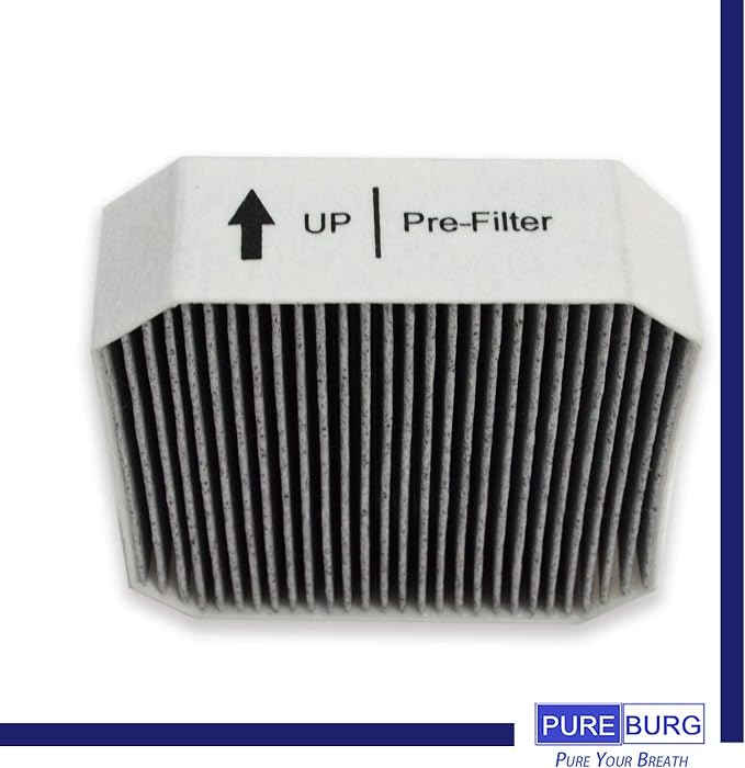 PUREBURG Replacement HEPA Pre-Filter Fits Molekule Air Purifier,