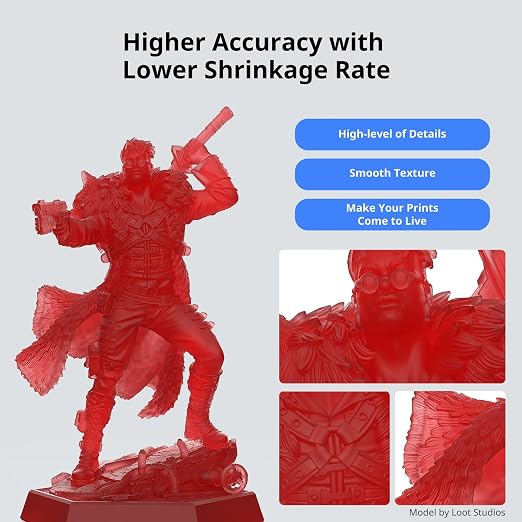 ANYCUBIC ABS-Like Resin 3.0, Upgraded 14K 3D Printer Resin