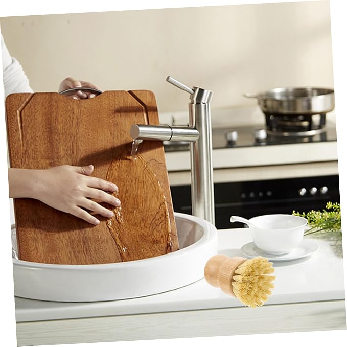 Multi-Function Pot Brush Natural Vegetable Scrubber