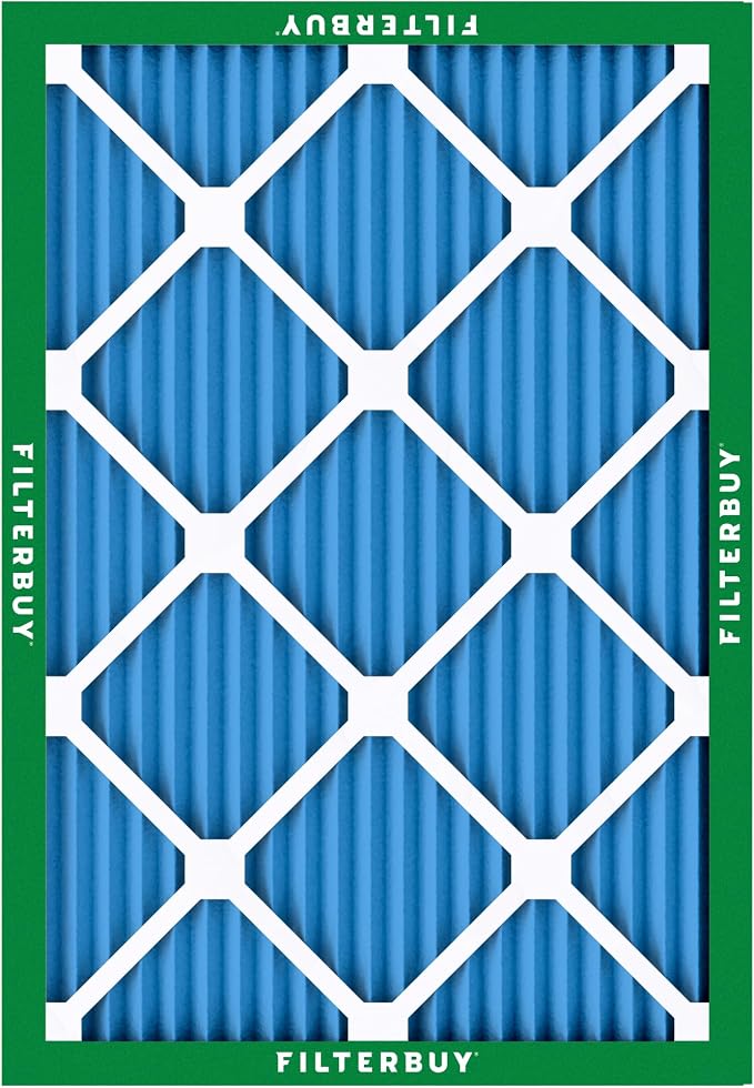 Filterbuy 25x32x1 Air Filter MERV 13 Optimal Smoke & Allergy Defense,