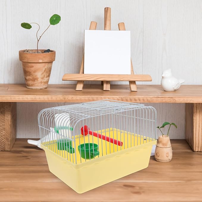 Kisangel Portable Bird Carrier Cage for Birds Travel Birdcage Stand Food Water Accessories for Parakeets and Lovebirds Construction