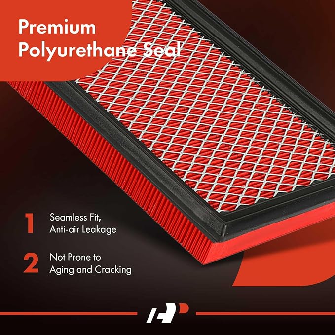 A-Premium High-performance, Pre-oiled Engine Air Filter Compatible
