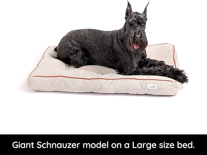 Midlee 40" x 28" Grey Tufted Dog Bed (Large 40" x 28")