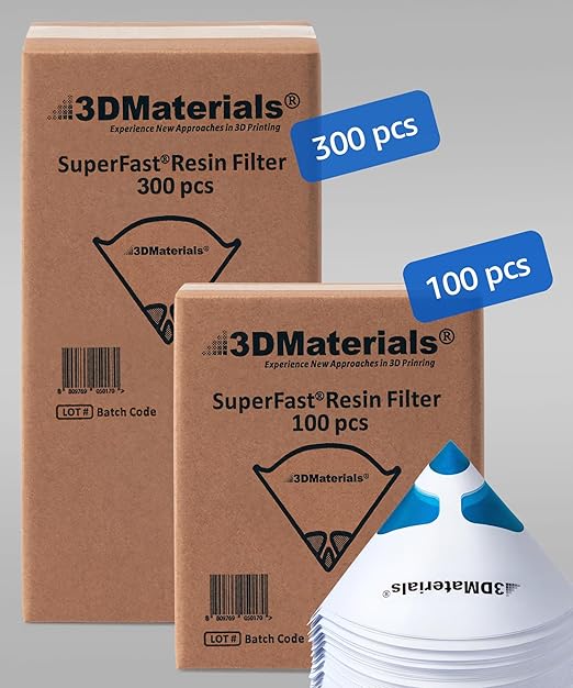SuperFilter 100 pcs, Disposable Filter, 3D Printer Resin and Paint Strainer