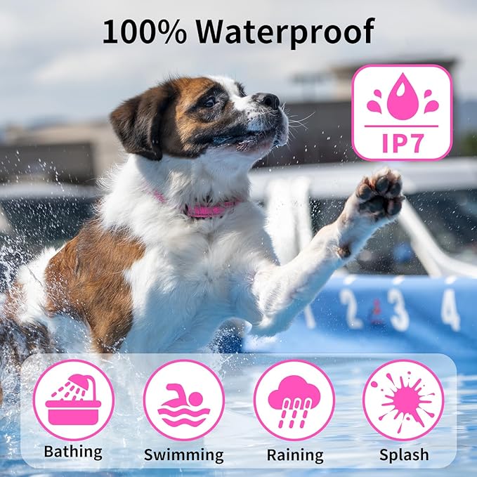No Shock Dog Training Collar with Remote 3300ft Range, Vibrating Dog Collar, Vibration Collar for Small Medium Large Dogs, 9 Style Tones and Vibration Collar