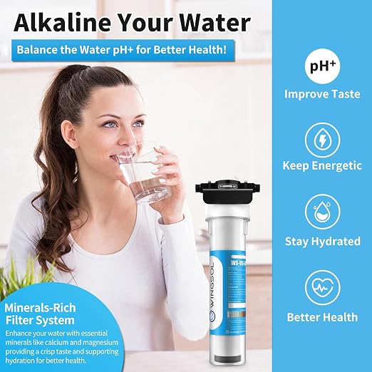 Under Sink Water Filter System, NSF/ANSI 42&53 Improve Taste, EZ Change Life