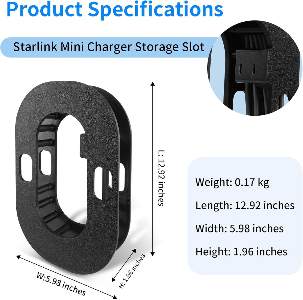 Starlink Mini Cable Management Kit Space-Saving and Dropproof