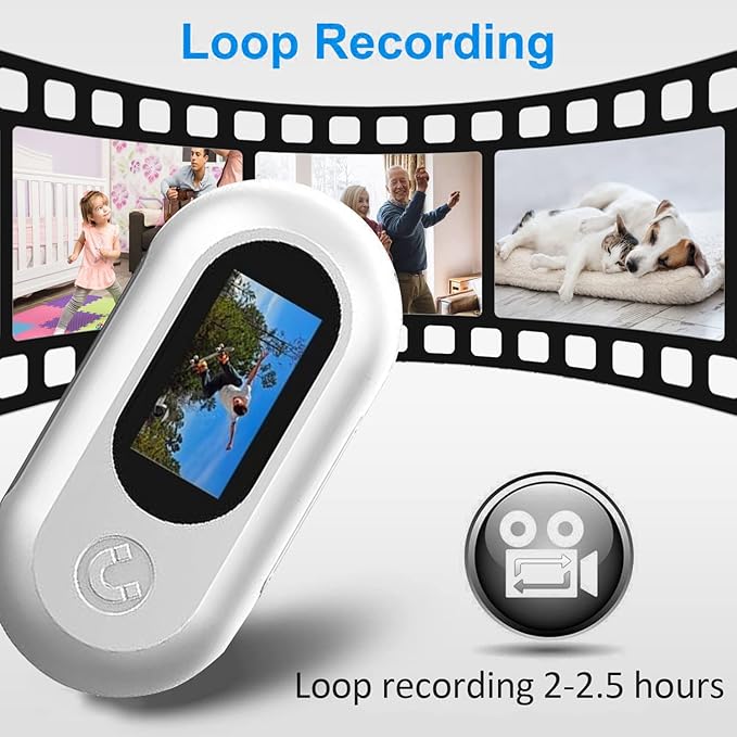ehomful HD 1080P Cat Camera Collar with Video Record Wireless Mini Sport cam,Small Action Cameras,Body Camera for Pet Supplies/Stuff,Outdoor/Inoor Birthday Gift No WiFi with SD Card