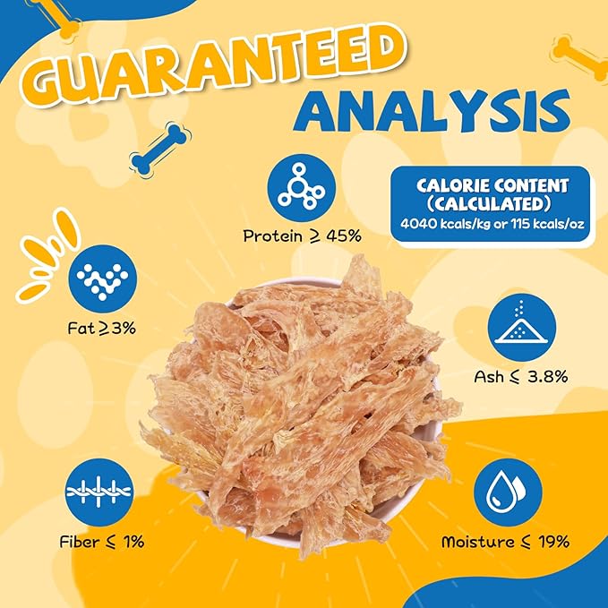 gazeupon Chicken Jerky Dog Treat,Training Treats for Dogs w/Glucosamine Chondroitin, High Protein, Made with Real Chicken