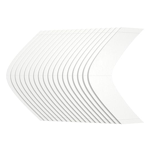 Sunshine Tape Quick Aggressive Hairpiece Wig Tape (108 Pieces) - AA Curve - Double Sided Adhesive Tape for Toupee Lace Front Wig Strong Hold Waterproof Strips