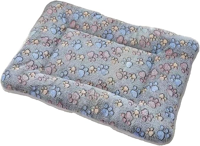 JMGBird Large Dog Bed - 39x27.5 Inch Cotton Pet Sleeping Mat with Bolster for Large Breeds