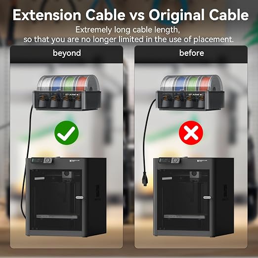 1.5M 6Pin AMS Extension Cable, 24AWG Copper Core Extension