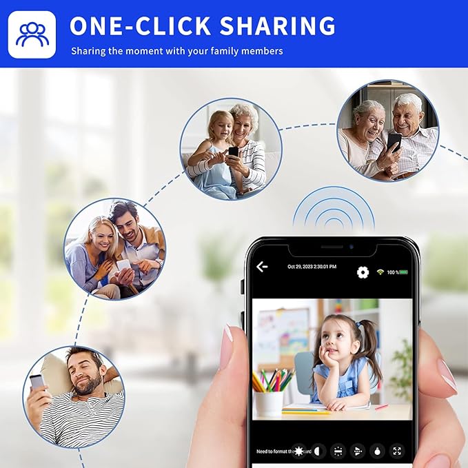 1080P HD WiFi Camera - Pet Security Camer - Hidden Cameras - Spy Cam - Mini with Night Vision & Motion Detection- Indoor/Outdoor Cam Small Smart WiFi House Camera-SD Card Storage APP Control