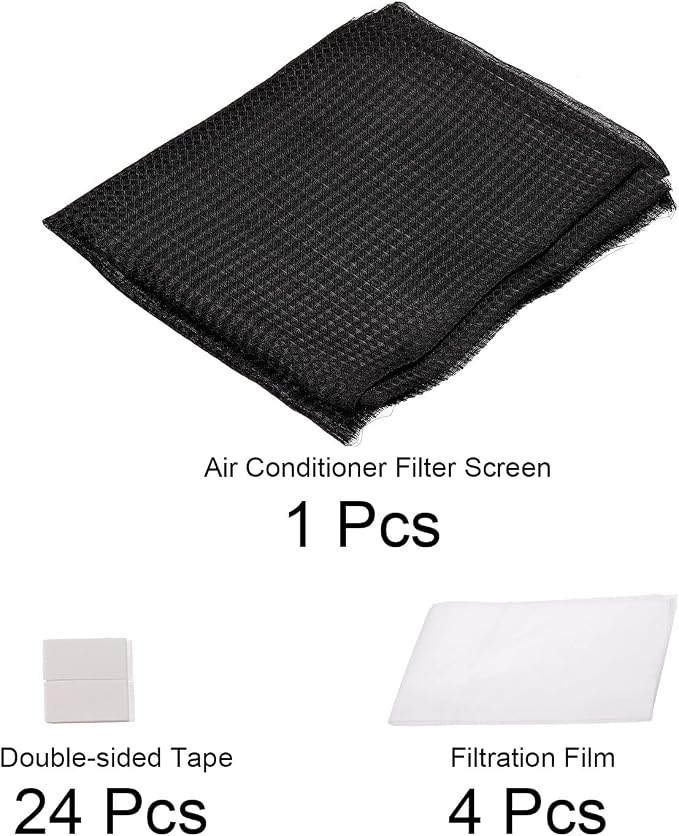 PATIKIL 47" x 39" Air Conditioner Air Filter Material, Plastic Dustproof