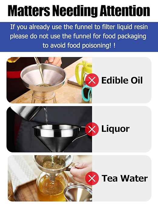 Resin Funnel, Resin Filter Funnel