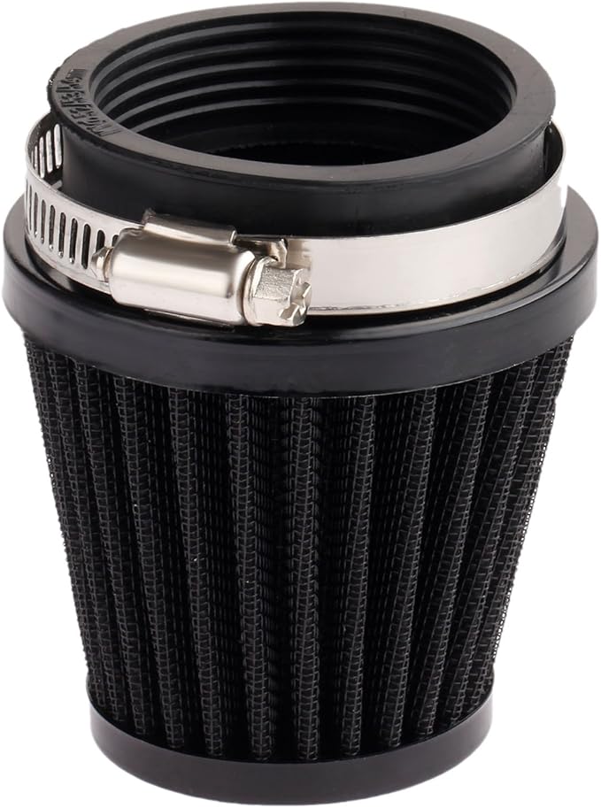 Mtsooning Air Intake Filter Pod, 54mm/2.12" Tapered Clamp-on Breather, Inlet