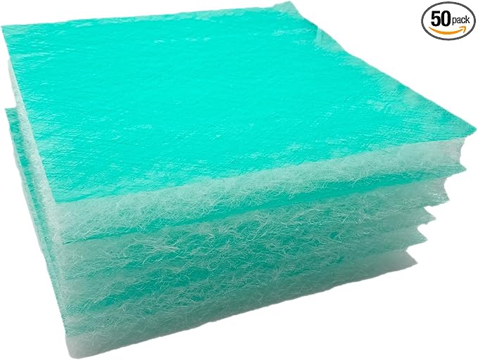 Paint Booth Exhaust Fiberglass Filter Pad, Paint Arrestor