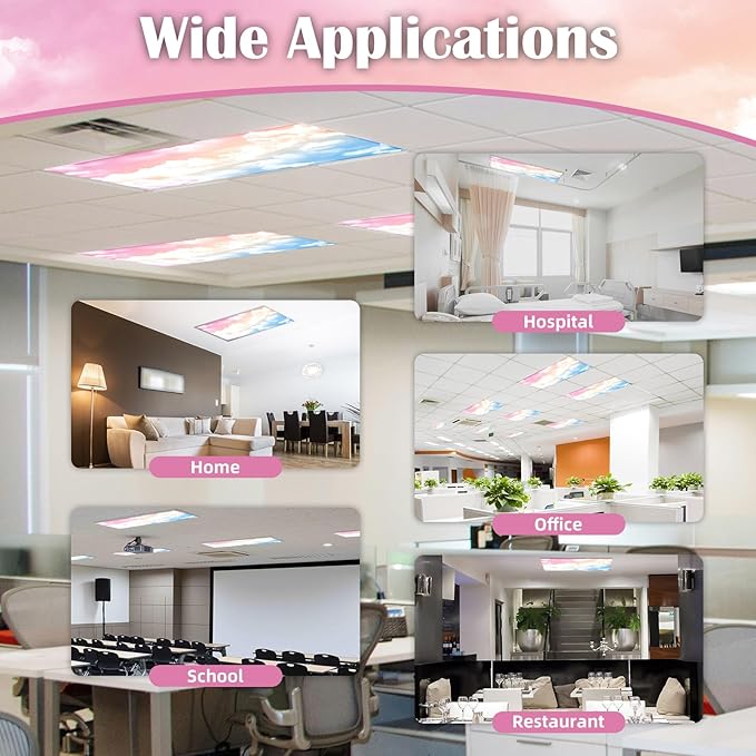 4 Pcs Fluorescent Light Covers