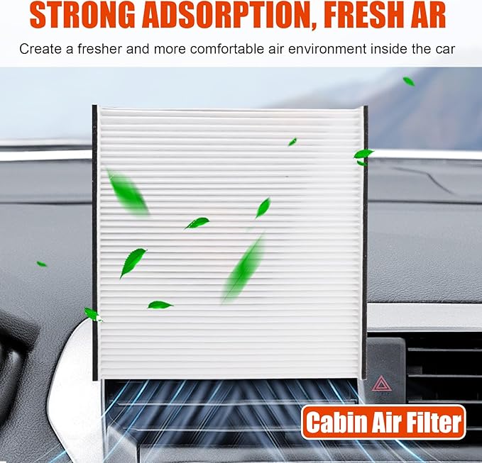 Engine and Cabin Air Filter 17801-20040 87139-33010 Replacement