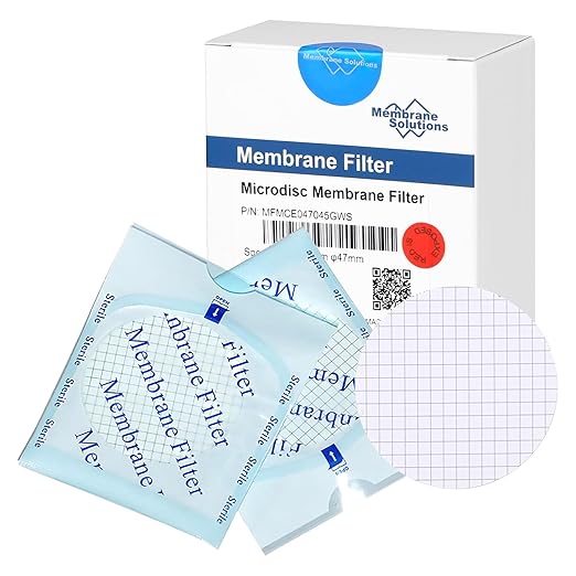 Membrane Solutions MCE Gridded Membrane Filter, Mixed Cellulose Esters Membrane