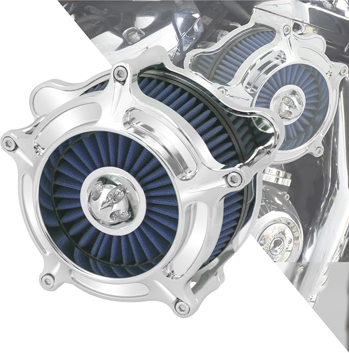 HDBUBALUS Motorcycle Air Filter Air Cleaner Intake System Cleaner Fit