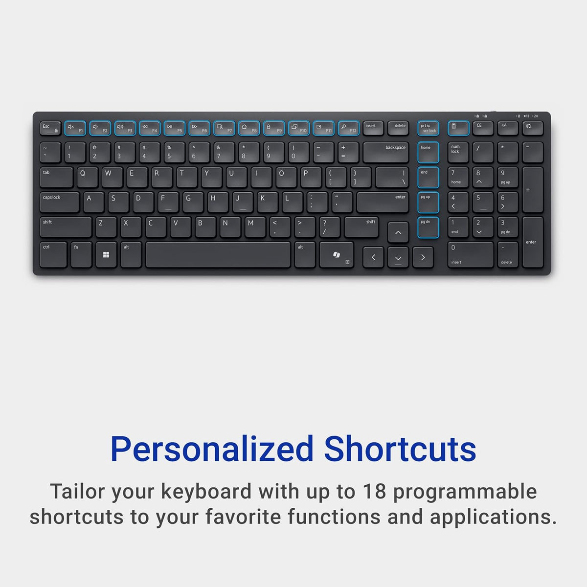 Dell KM555 Pro Compact Silent Keyboard and Mouse, Black