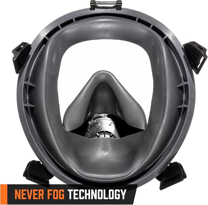 MIRA Safety CM-I01 Full-Face Industrial-Grade Gas Mask