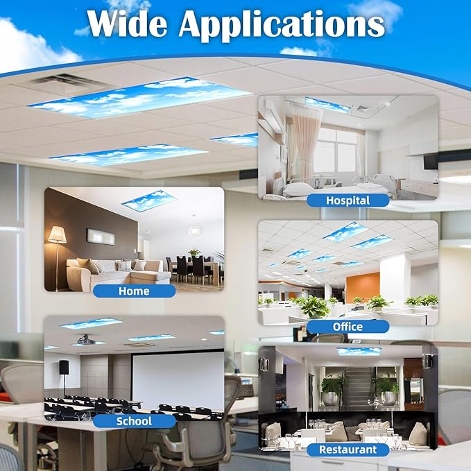 4 Pcs Fluorescent Light Covers