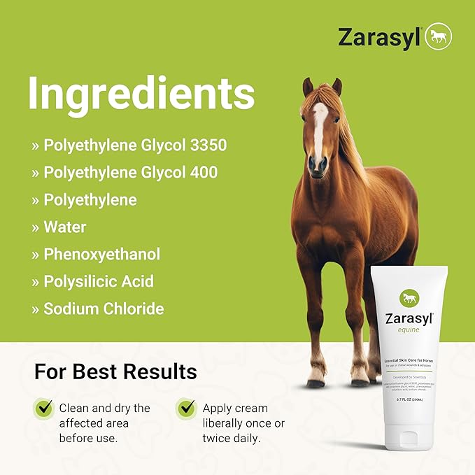Essential Skin Care Ointment for Horses - Protects and Moisturizes for Equine Healing - Competition Safe, Steroid Free First Aid Salve for Horse Wounds and Skin Repair – 6.7oz