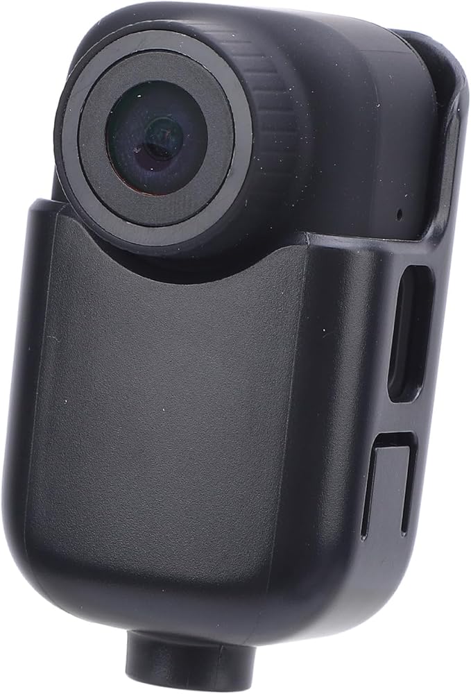 Pet Body Worn Camera, Pet Wearable Body Cam with HD Resolution and Water Design, Lightweight Action Camera for Dog Cat Outdoor Travel Adventures (Black)