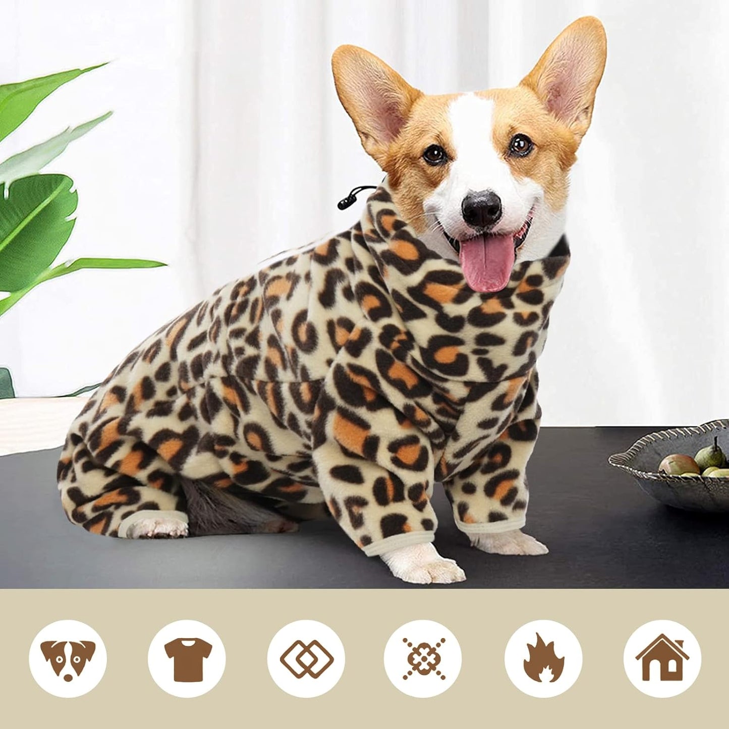 ROZKITCH Large Dog Coats for Winter, Pet Windproof Warm Cold Weather Jacket Vest with Luminous Zipper, Jumpsuit Apparel Outfit Clothes for Small Medium Large Dog Brown XL