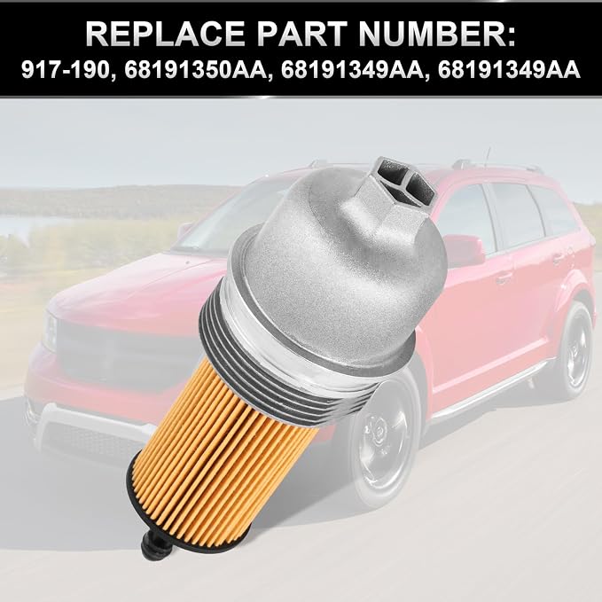 Upgrade Aluminum Engine Oil Filter Housing Cap