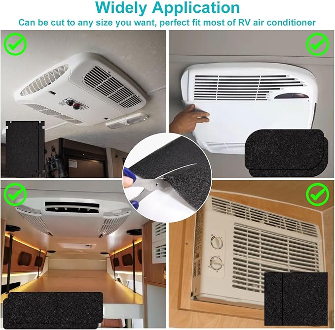 RV A/C Filters Replacement, Can Cut to Fit RV Air Conditioner Filter