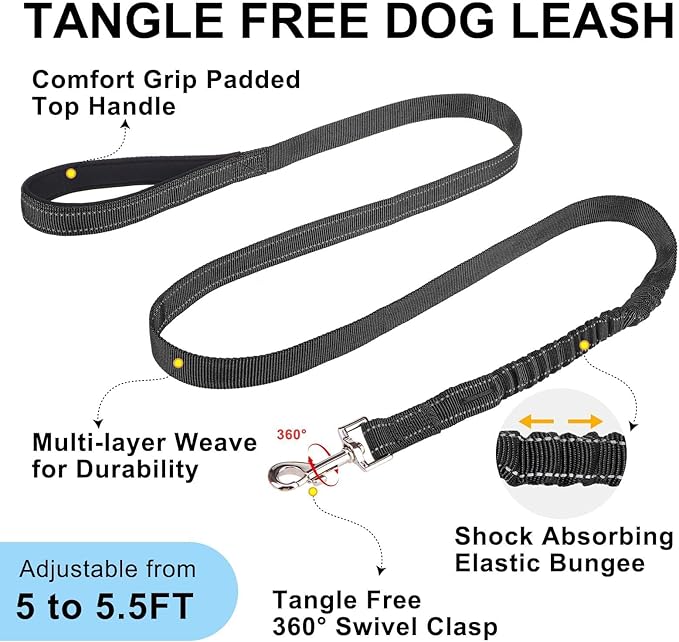 BEAUTYZOO Dog Harness for Small Dogs, No Pull Dog Harness and Leash Set, Soft Escape Proof Puppy Vest Harness with Handle, Reflective Lightweight Step in Harness for Girl Boy Dogs, Black S
