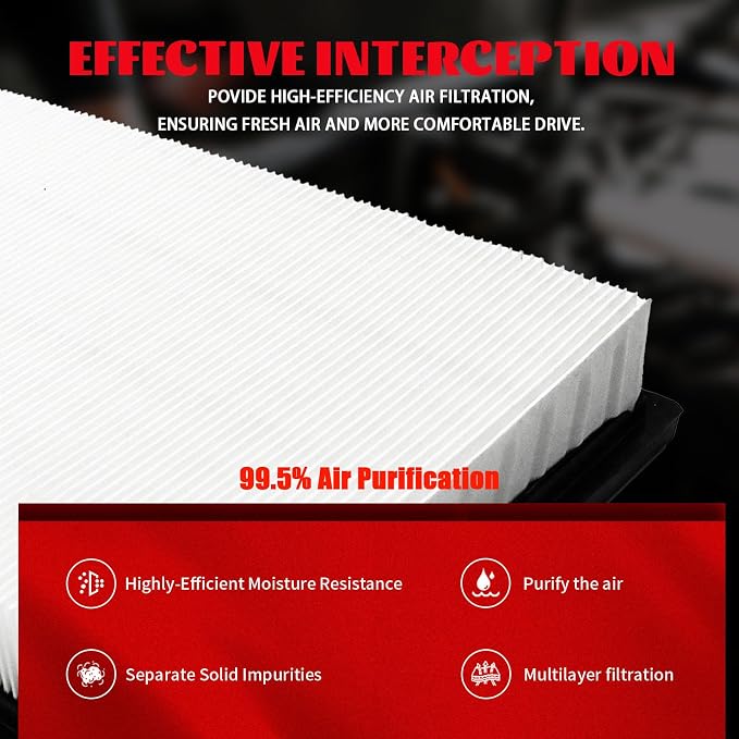 Engine Air Filter, CA12295 Replacement