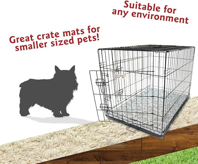 24" Charlie Metallic Crate Dog Bed Mat By Majestic Pet Products
