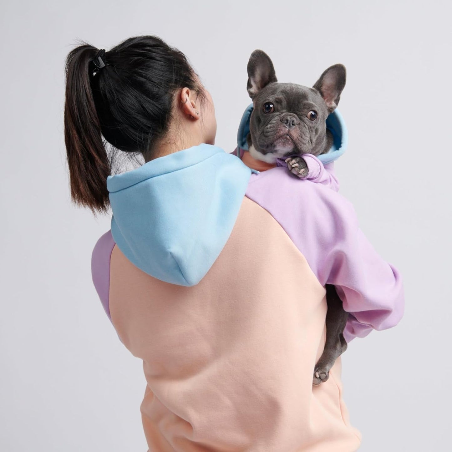Spark Paws Dog Hoodie – Premium Dog Sweater for Small, Medium, and Large Dogs | Warm Outfits for French Bulldogs, Pitbull, Puppy, Winter Jacket Alternative - Cotton Candy - 3XL