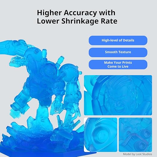 ANYCUBIC ABS-Like Resin 3.0, Upgraded 14K 3D Printer Resin