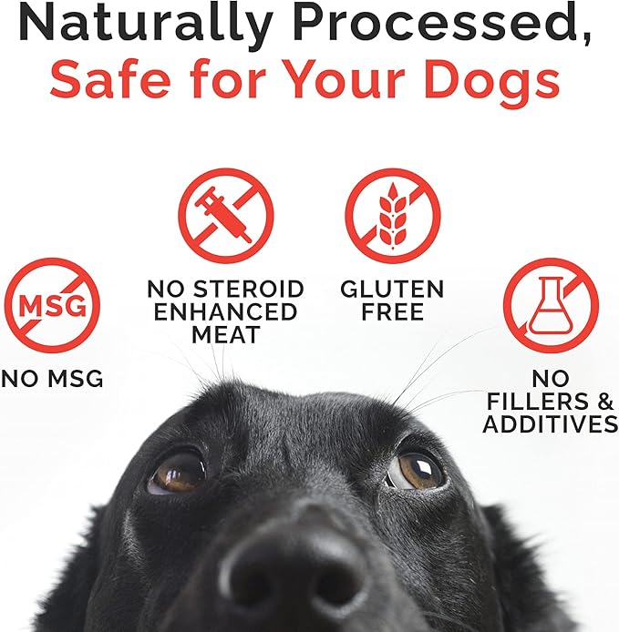 Miss Nelly's- All Natural Beef Jerky Dog Treats Made in USA Only - Beef Jerky Treats for Dogs Original Smoke House Recipe-Minimally Processed Soft Sticks - 16 oz. Bag.